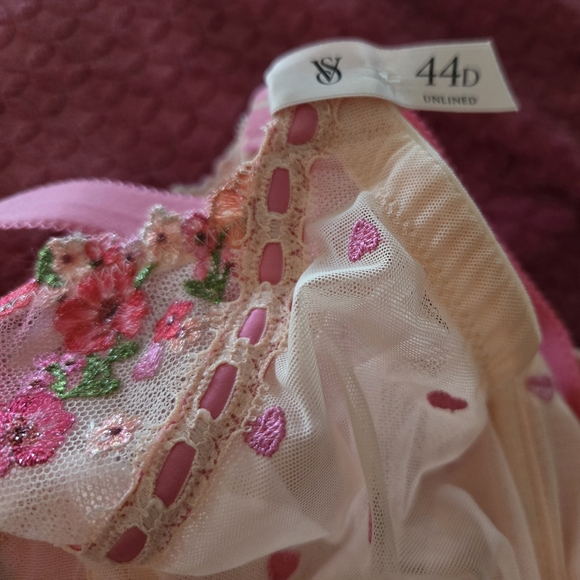 Victoria's Secret Dream Angels Pink Floral Bra - Picture 5 of 6